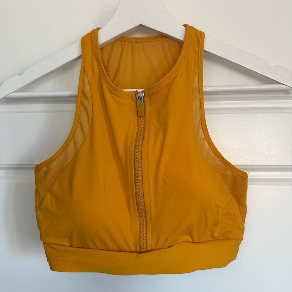 Knix Mustard Yellow Sports Bra